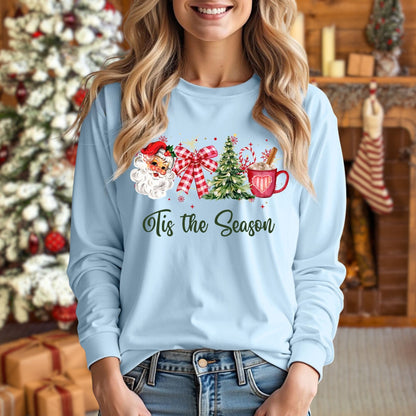 Retro Tis the Season Long Sleeve Tee