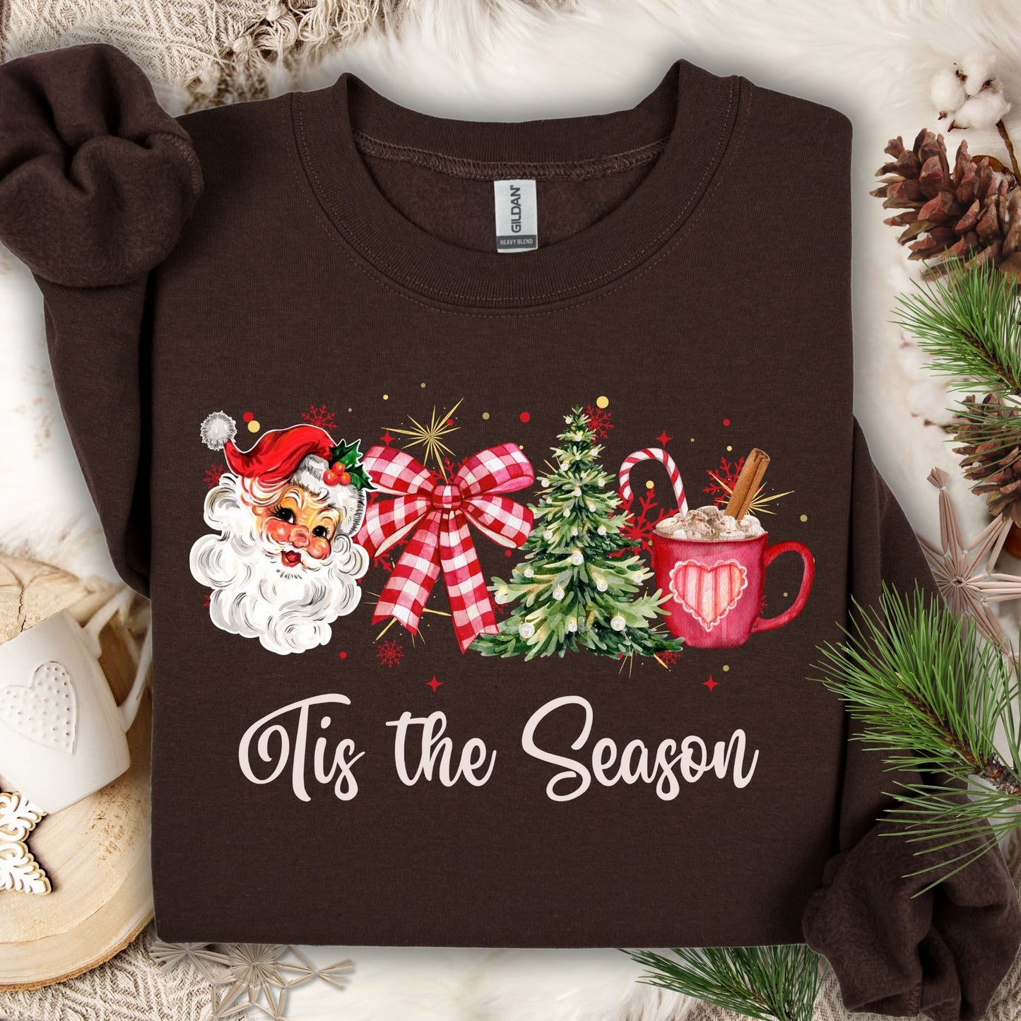 Retro Tis the Season Sweatshirt