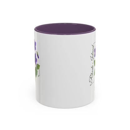 Rhode Island State Flower Mug — Common Violet (11/15oz)