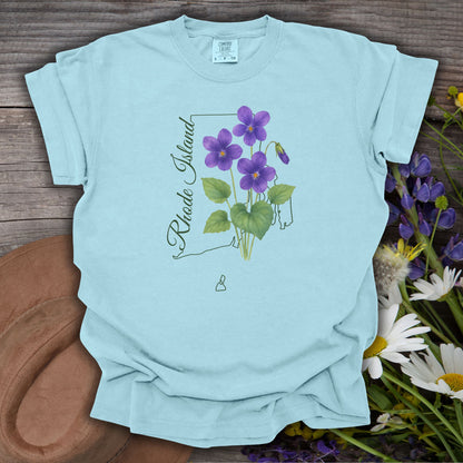 Rhode Island State Flower T-Shirt - Common Violet