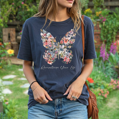 Romanticize Your Life Butterfly T-Shirt