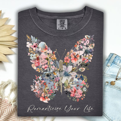 Romanticize Your Life Butterfly T-Shirt