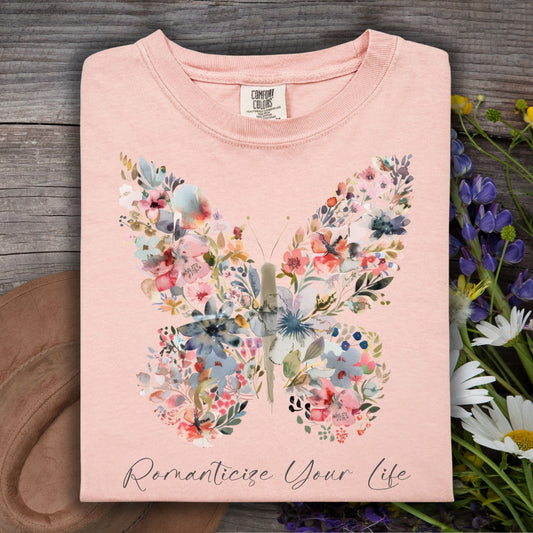 Romanticize Your Life Butterfly T-Shirt