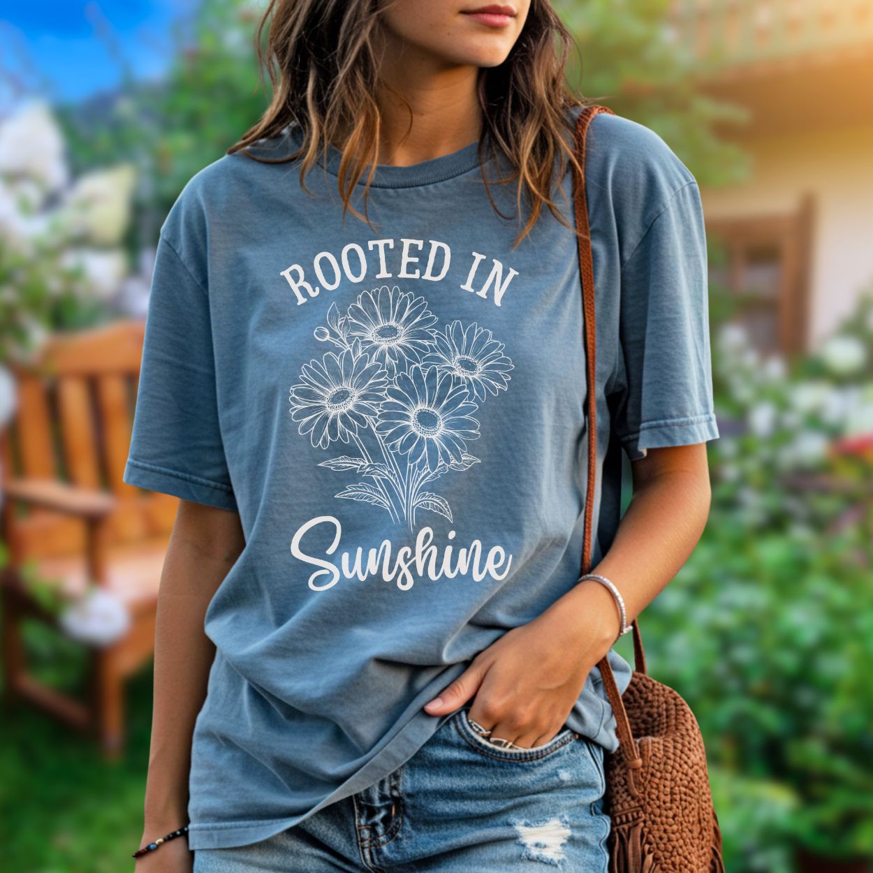Rooted in Sunshine Daisy T‑Shirt