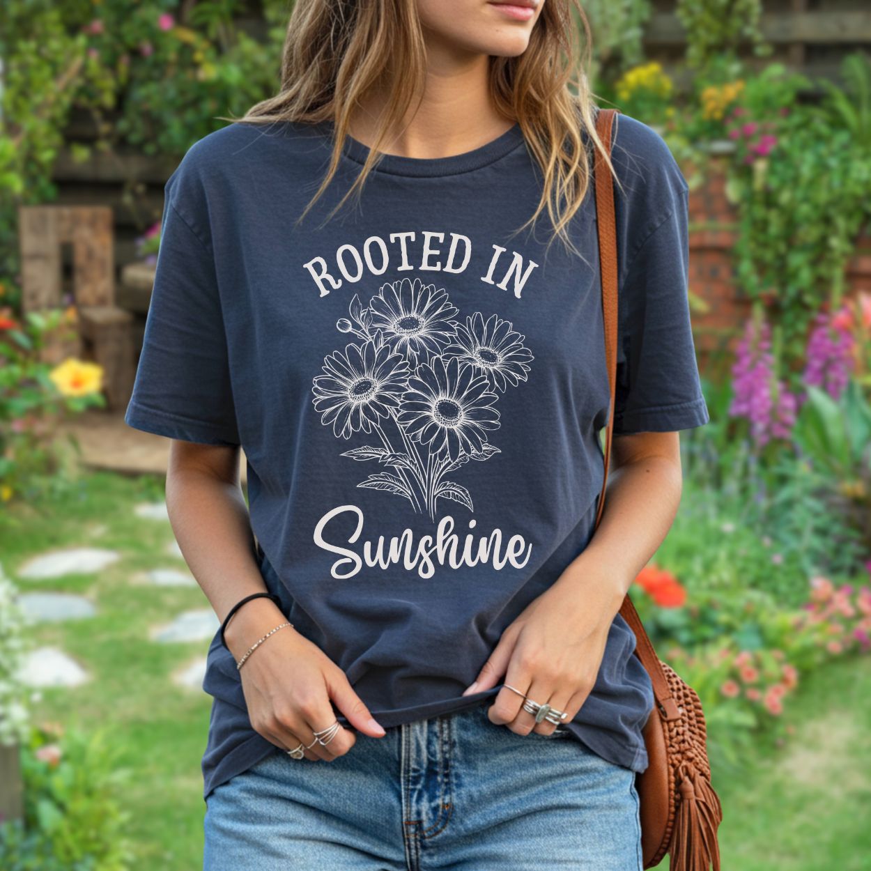 Rooted in Sunshine Daisy T‑Shirt