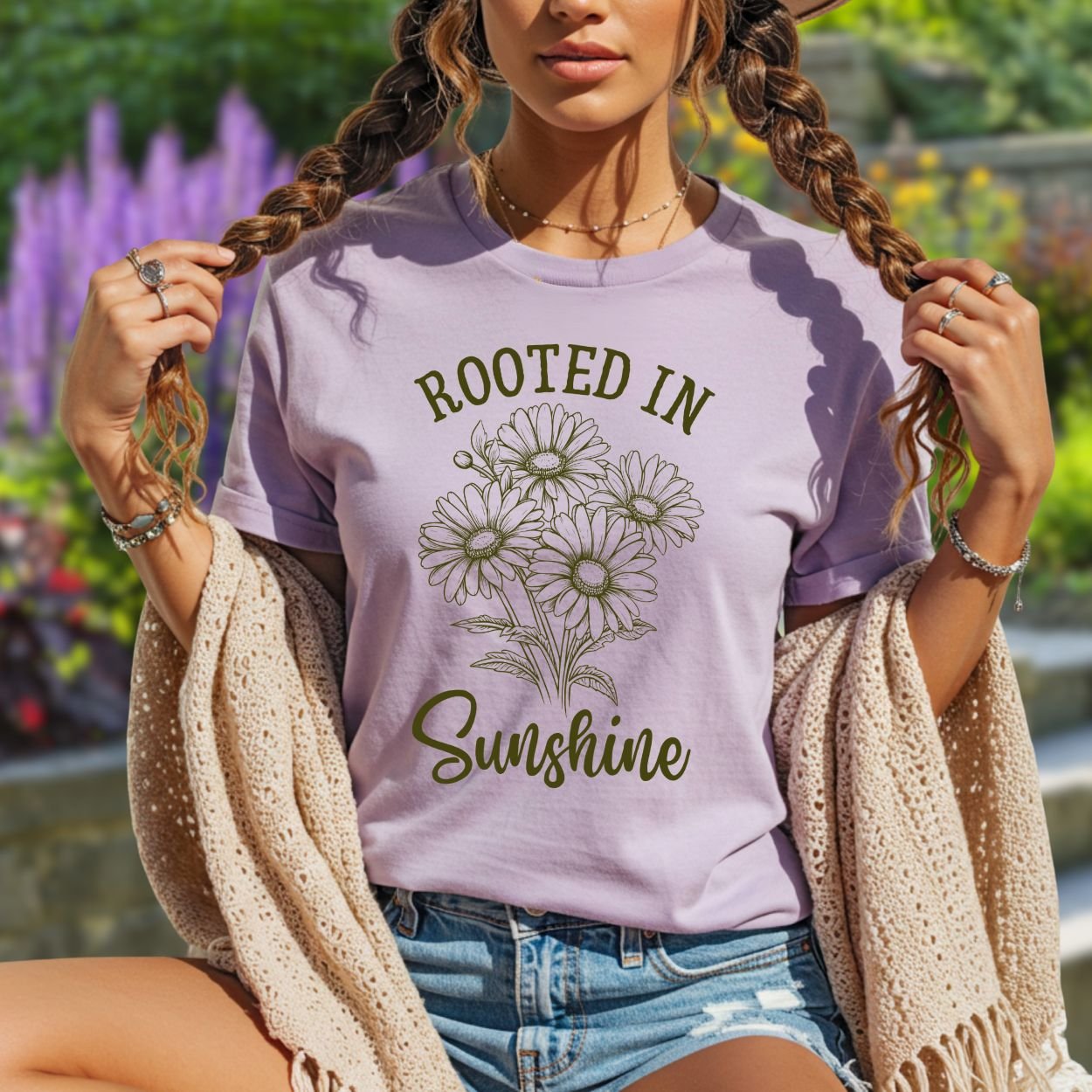 Rooted in Sunshine Daisy T‑Shirt