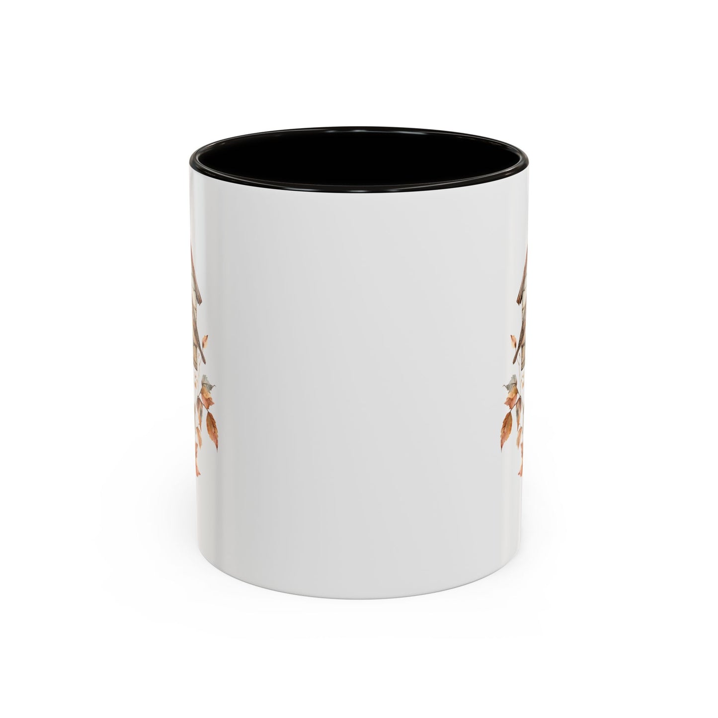 Rustic Birdhouse & Fall Leaves Mug (11/15oz)