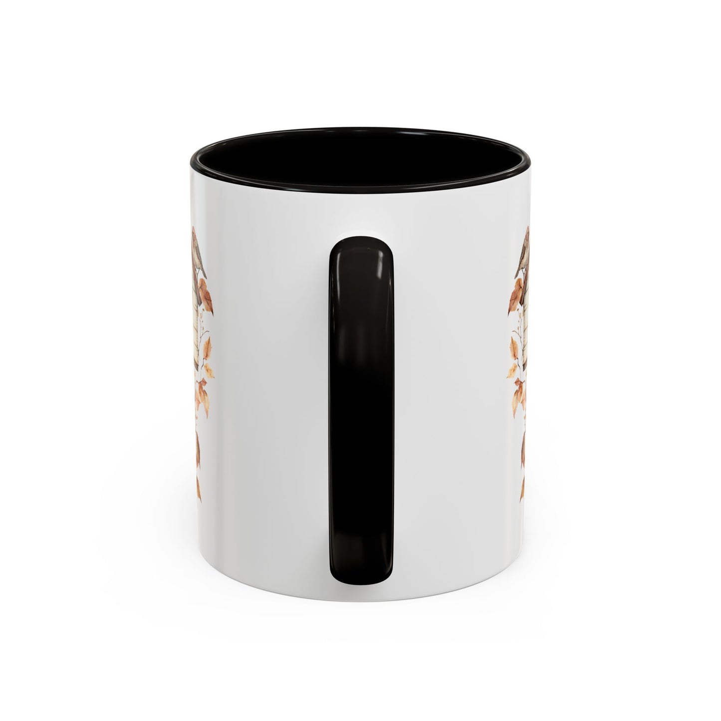 Rustic Birdhouse & Fall Leaves Mug (11/15oz)