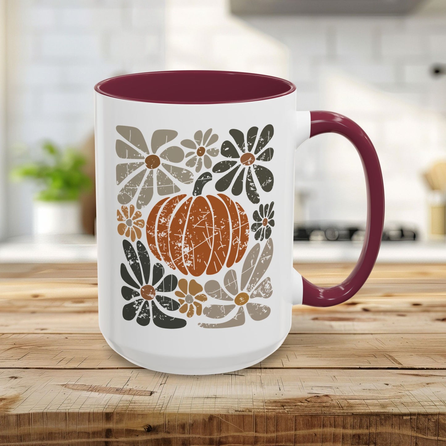 Rustic Fall Pumpkin Mug (11/15oz)