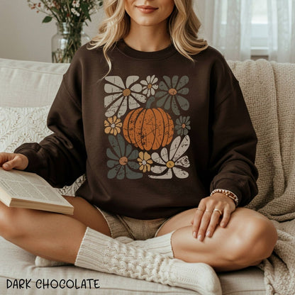 Rustic Fall Pumpkin Sweatshirt