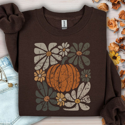 Rustic Fall Pumpkin Sweatshirt