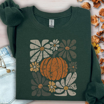 Rustic Fall Pumpkin Sweatshirt