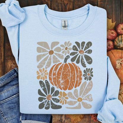 Rustic Fall Pumpkin Sweatshirt