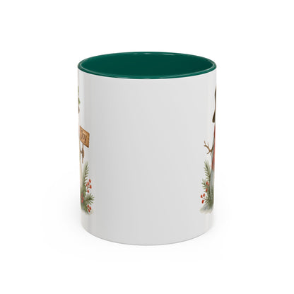 Rustic Joyful Snowman Mug (11/15oz)