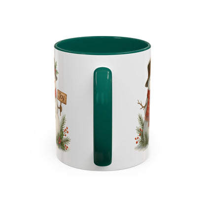Rustic Joyful Snowman Mug (11/15oz)