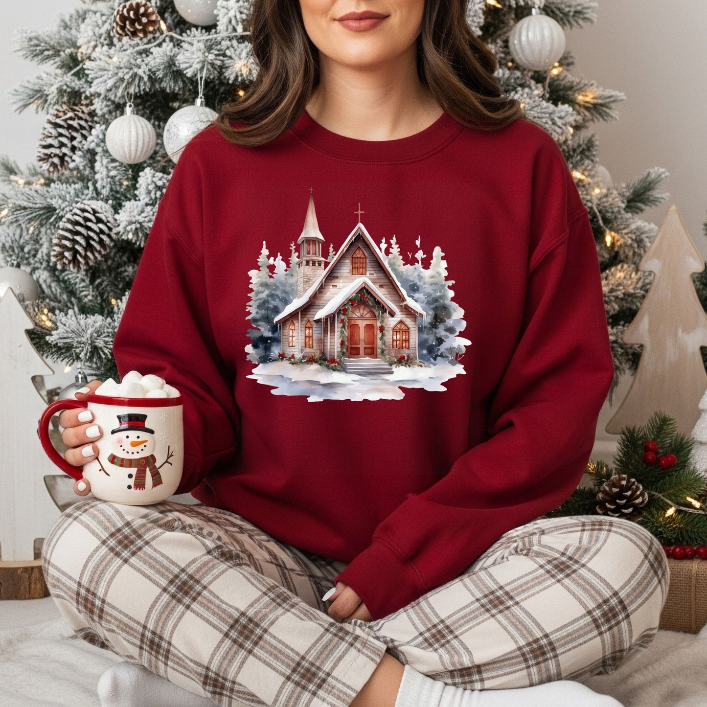 Rustic Mountain Chapel Sweatshirt