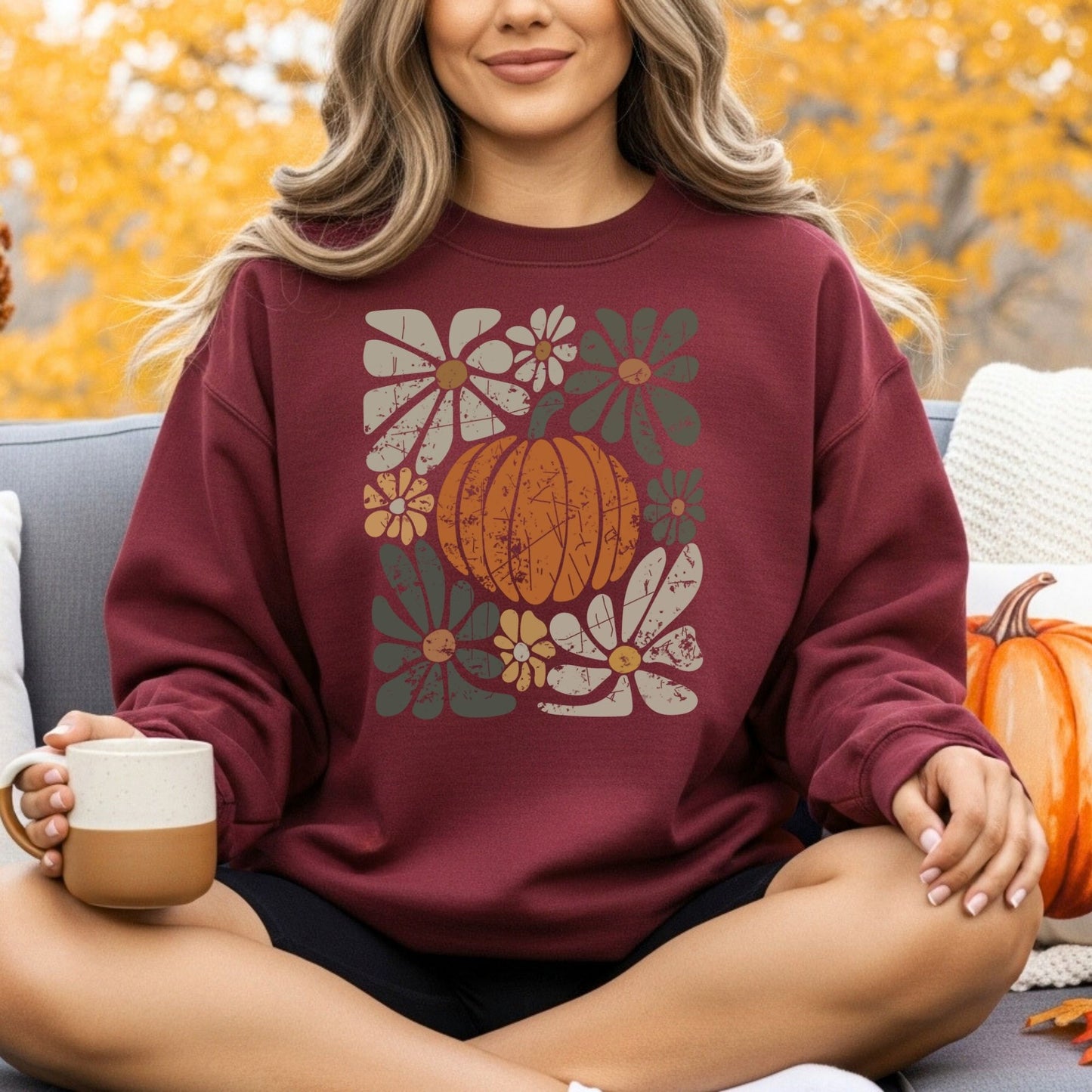 Rustic Pumpkin Sweatshirt