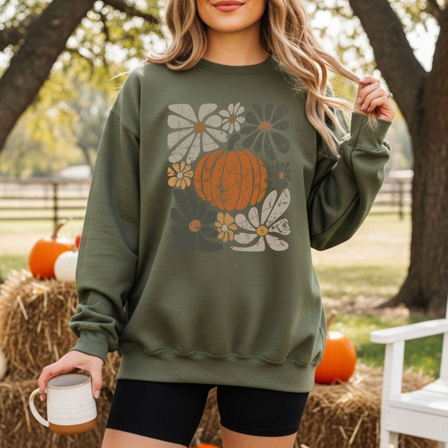 Rustic Pumpkin Sweatshirt