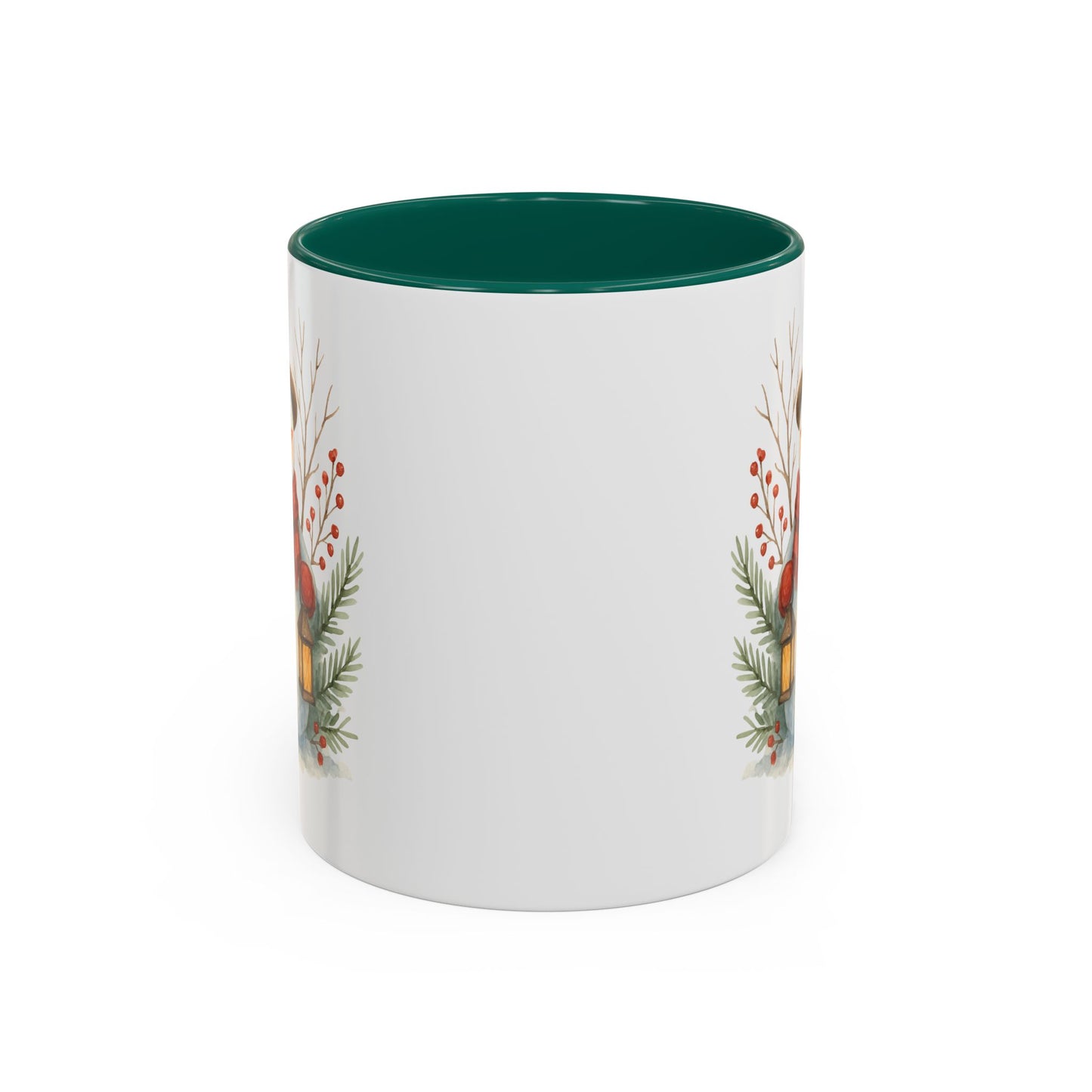 Rustic Snowman with Lantern Mug (11/15oz)