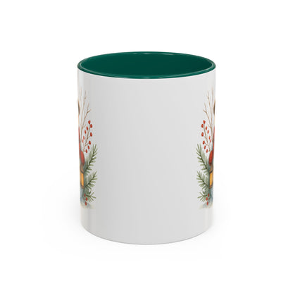 Rustic Snowman with Lantern Mug (11/15oz)