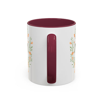 Rustic Spring Farmhouse Goose Mug in Wreath Mug (11oz & 15oz)