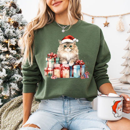 Santa Kitty Sweatshirt