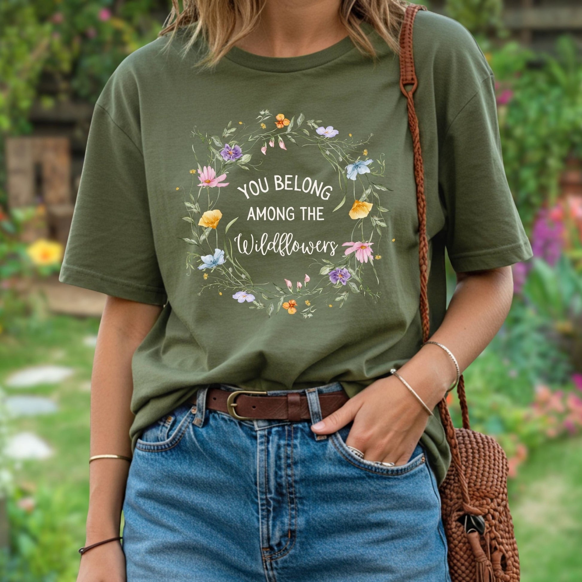 Scandinavian Bird Art T-Shirt