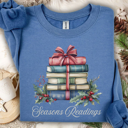 Season's Readings Holiday Books Sweatshirt
