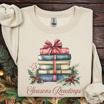 Season's Readings Holiday Books Sweatshirt