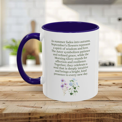 September Birth Month Flower Mug