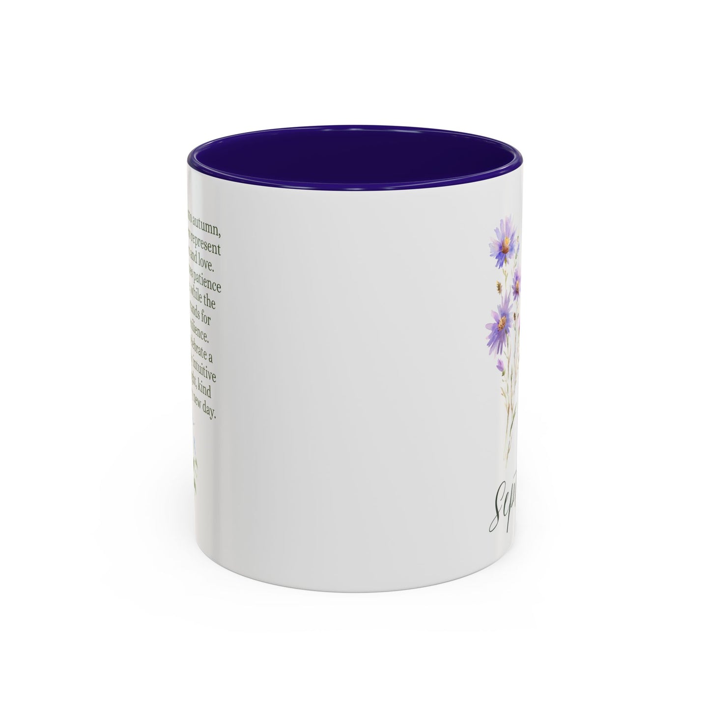 September Birth Month Flower Mug