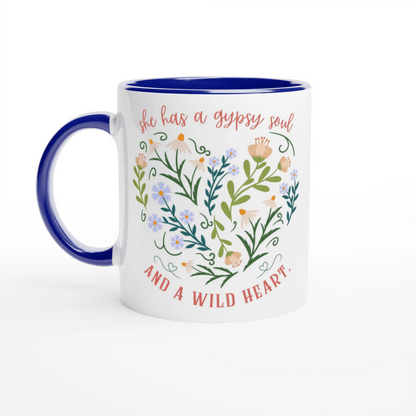 She Has a Gypsy Soul and a Wild Heart Ceramic Mug