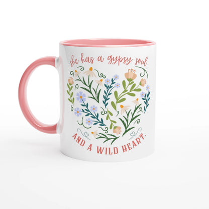 She Has a Gypsy Soul and a Wild Heart Ceramic Mug