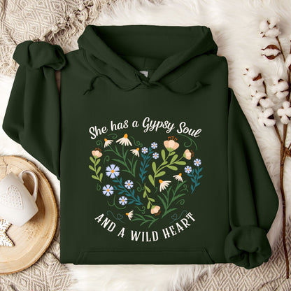 She Has a Gypsy Soul and a Wild Heart Hoodie