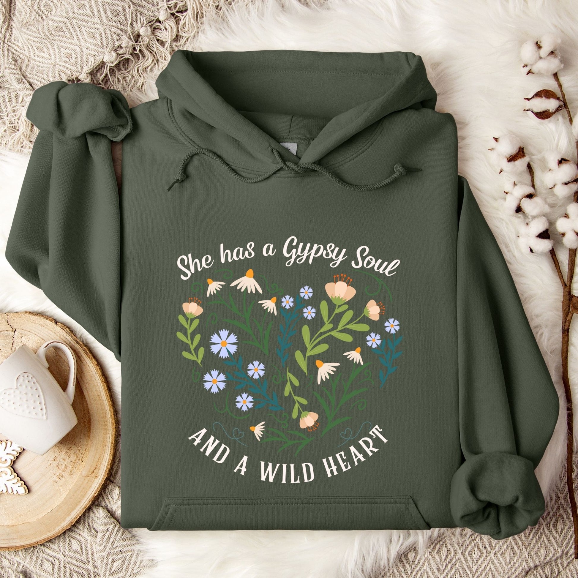 She Has a Gypsy Soul and a Wild Heart Hoodie