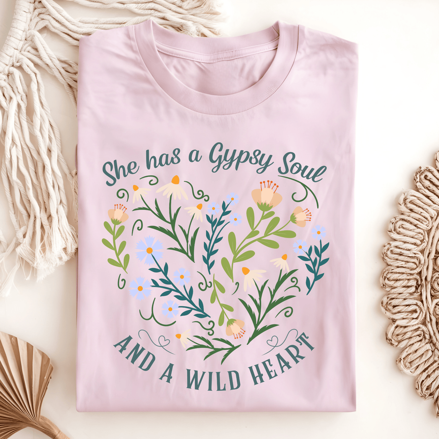 "She Has a Gypsy Soul and a Wild Heart" T-Shirt