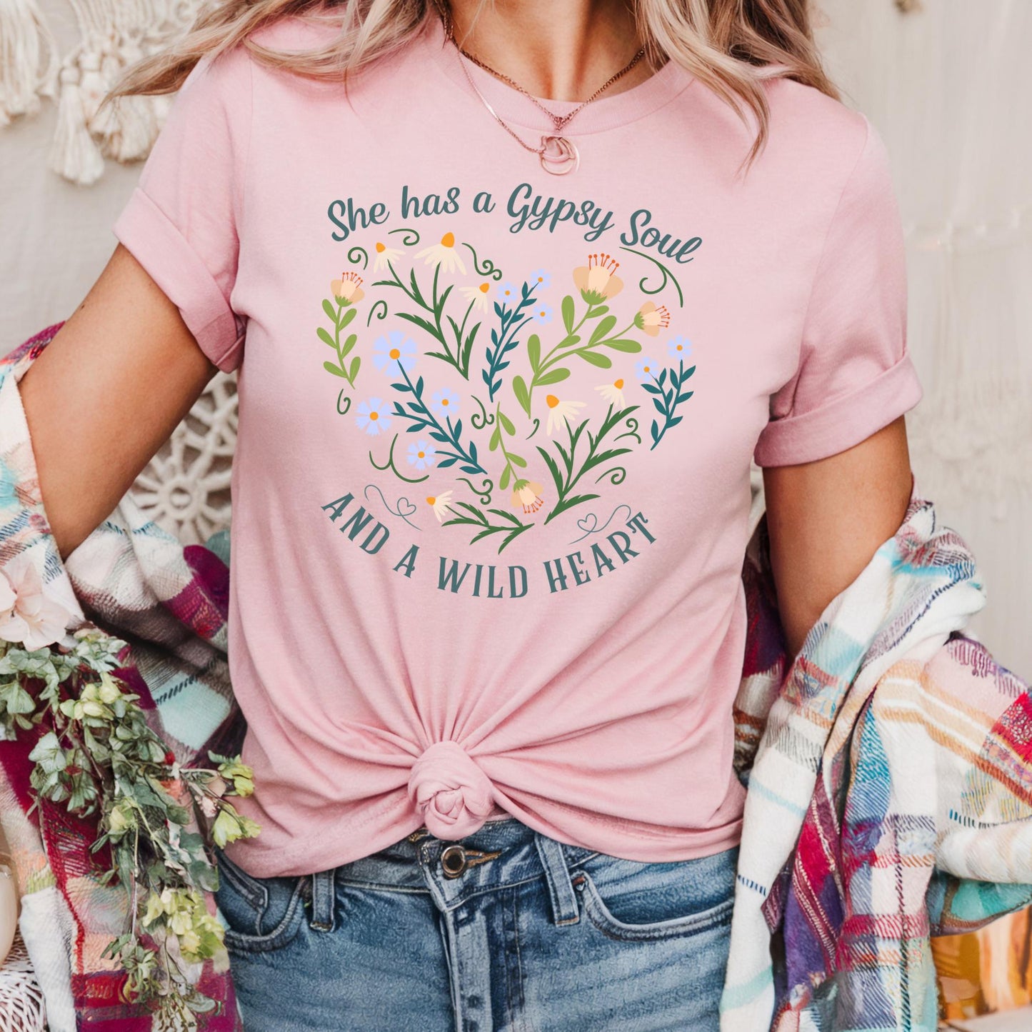 She Has a Gypsy Soul and a Wild Heart T-Shirt