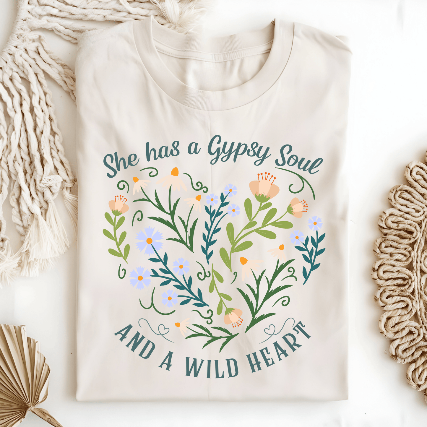 "She Has a Gypsy Soul and a Wild Heart" T-Shirt