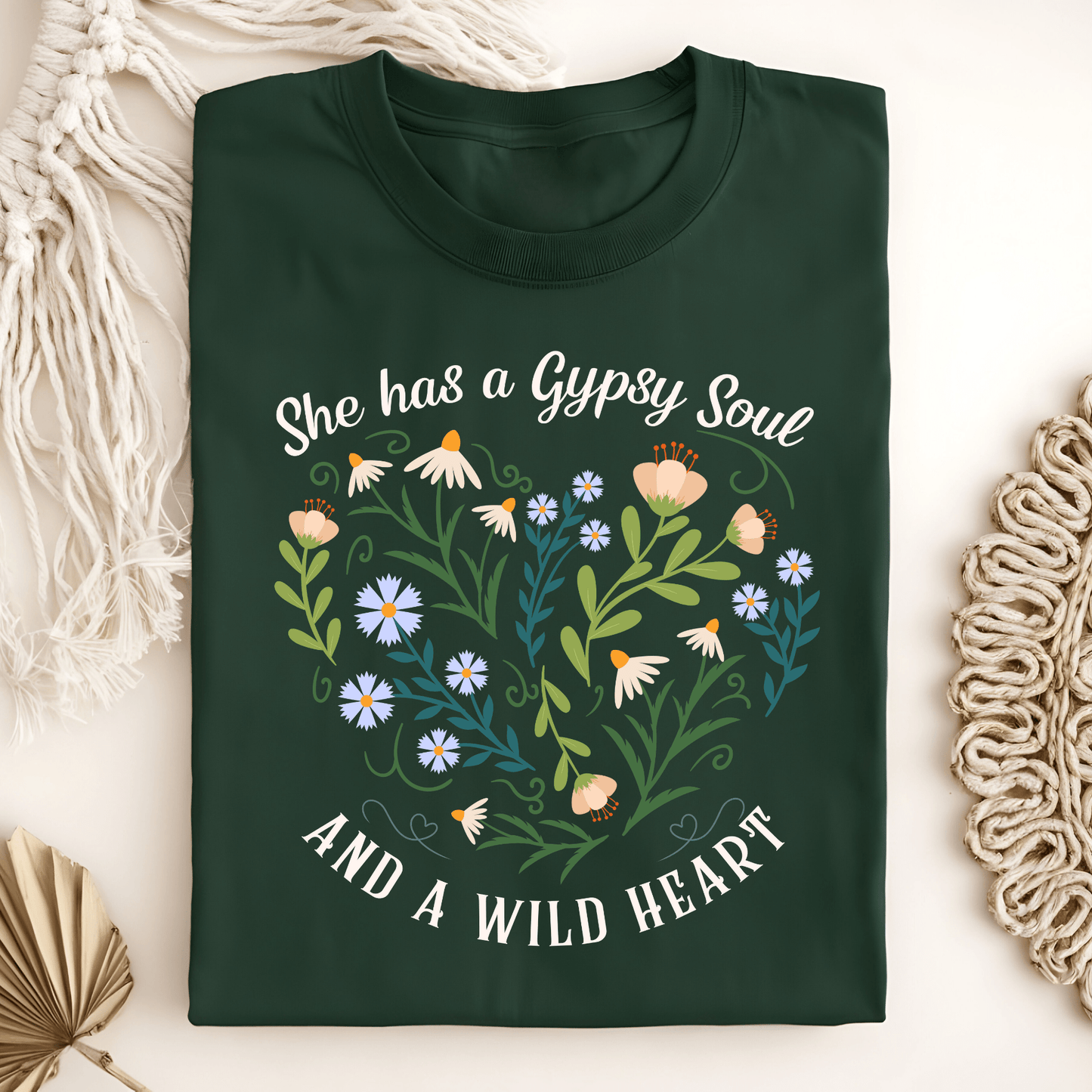 "She Has a Gypsy Soul and a Wild Heart" T-Shirt