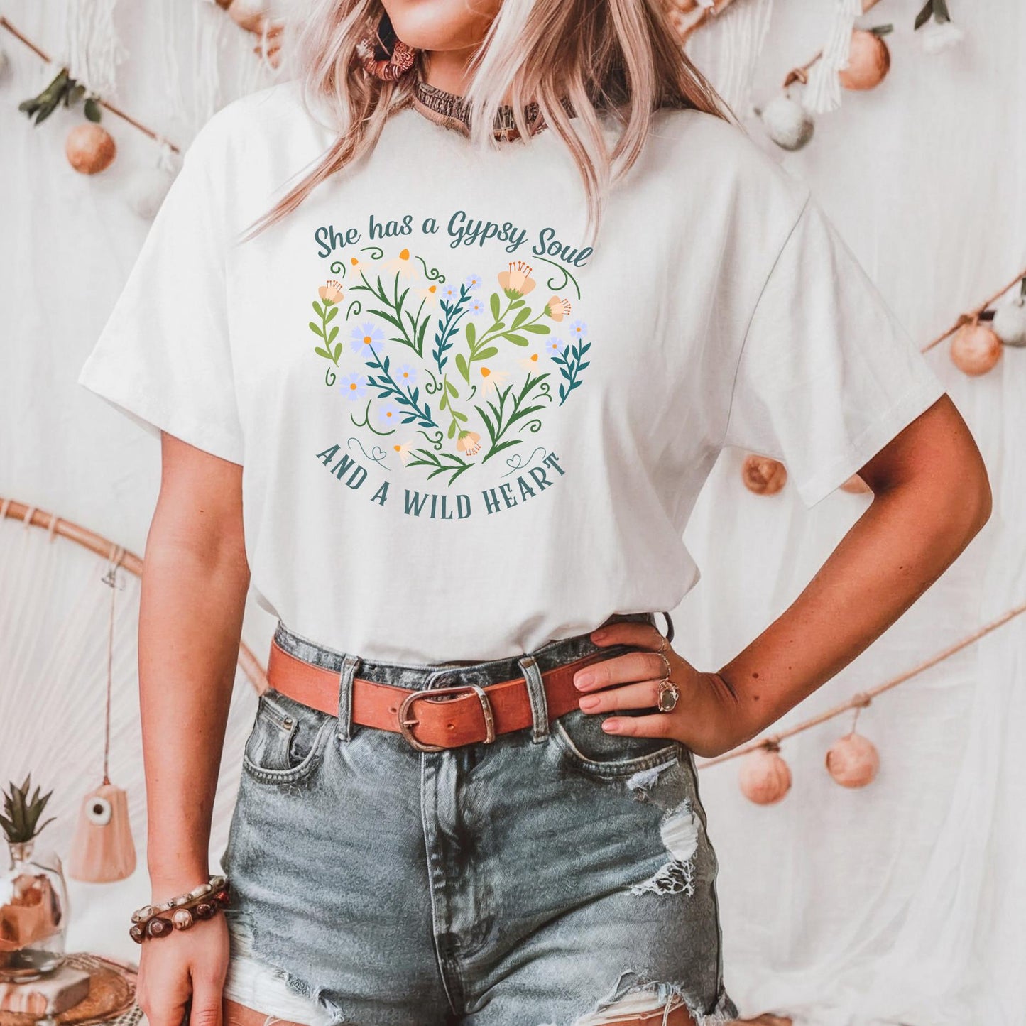 She Has a Gypsy Soul and a Wild Heart T-Shirt
