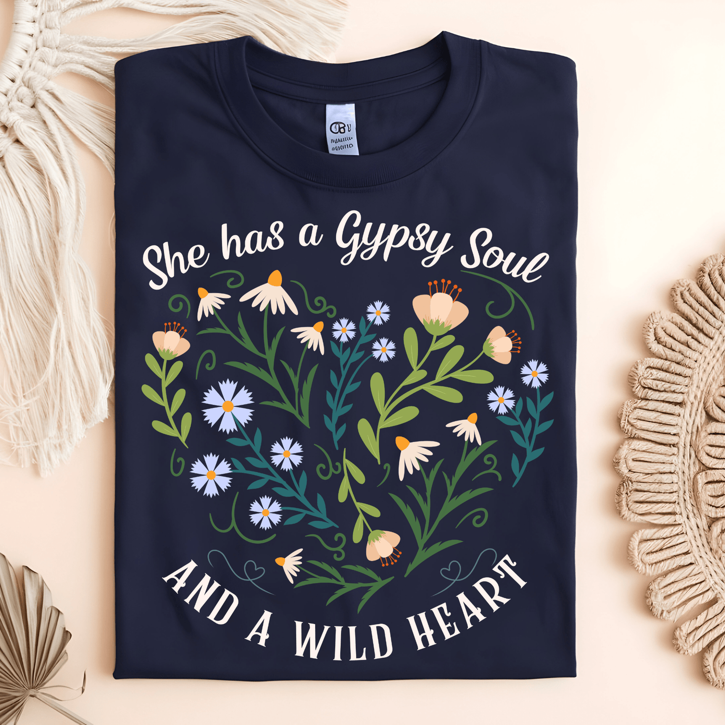 "She Has a Gypsy Soul and a Wild Heart" T-Shirt