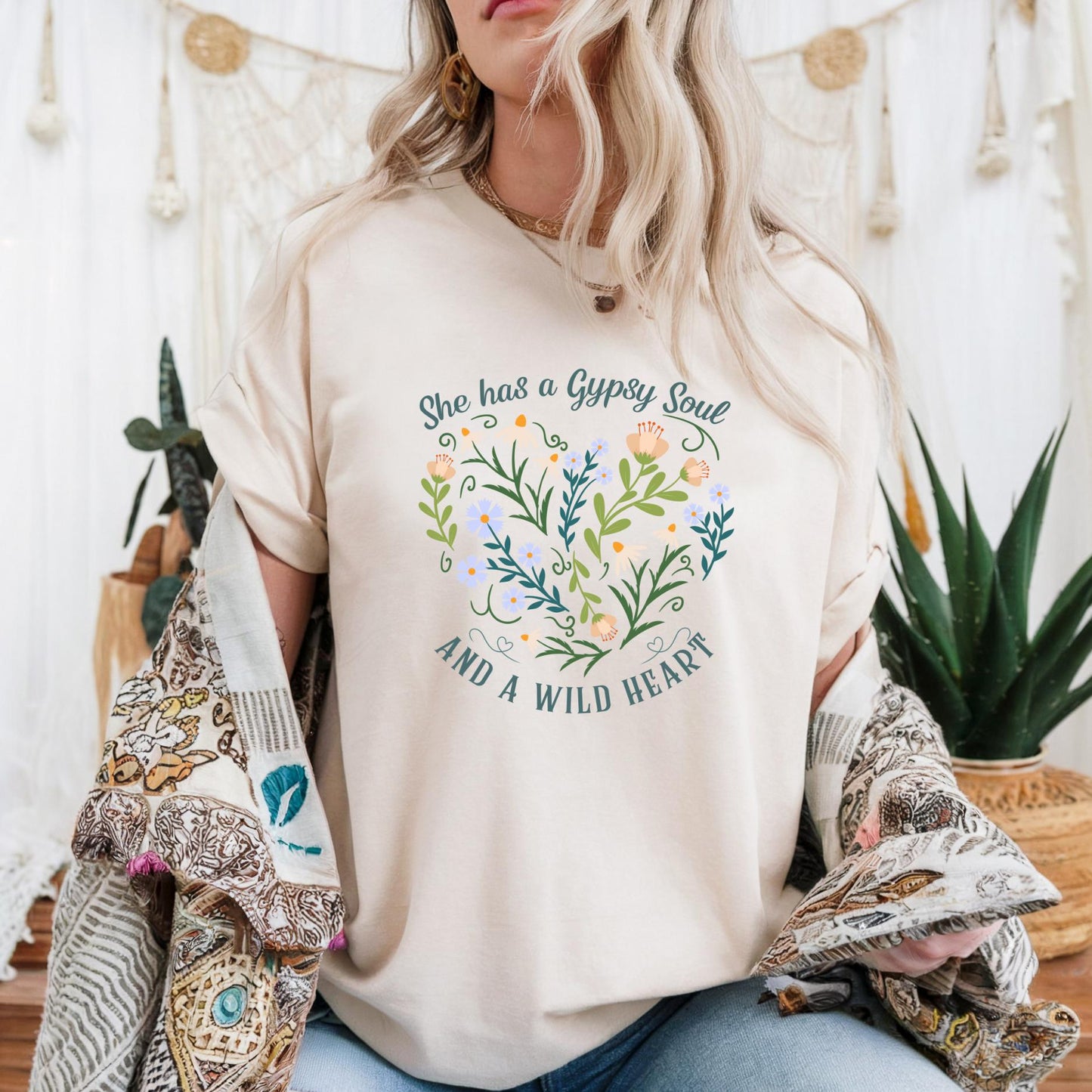 She Has a Gypsy Soul and a Wild Heart T-Shirt
