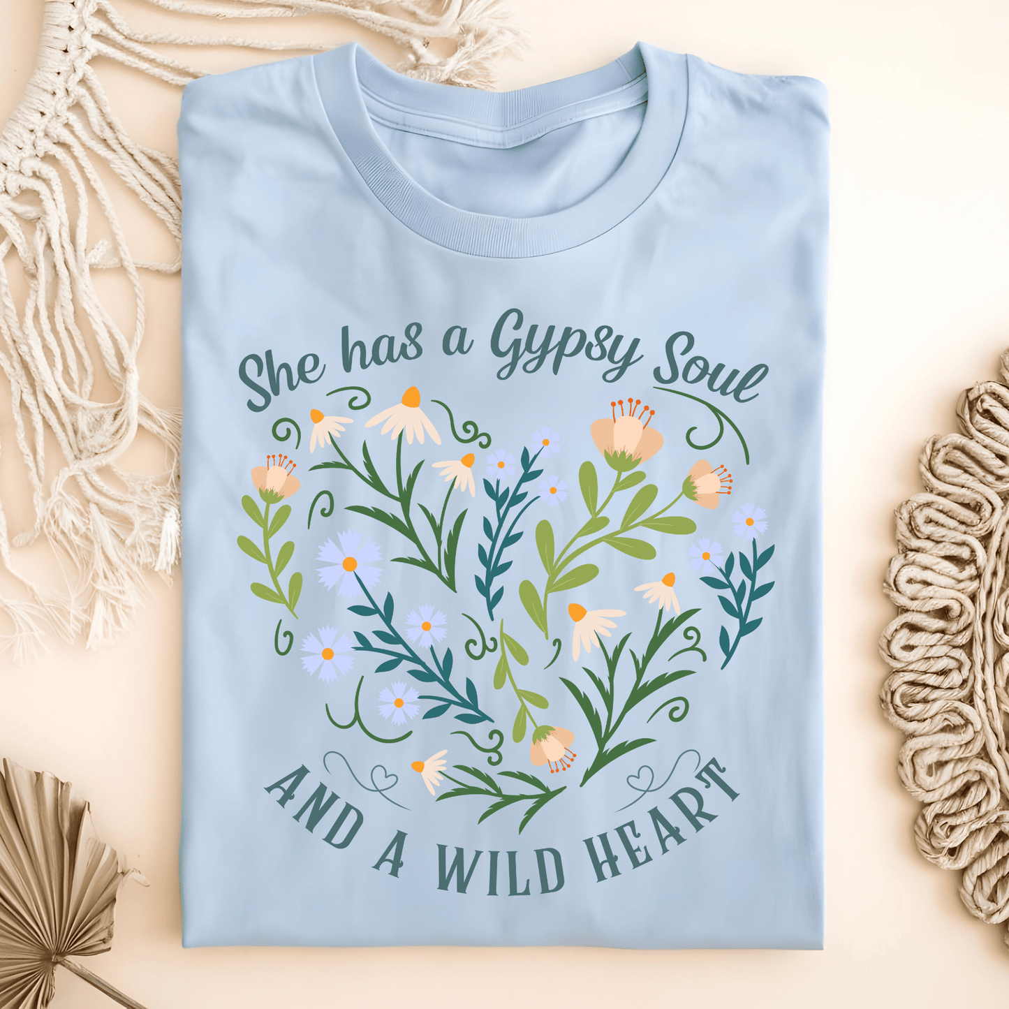 "She Has a Gypsy Soul and a Wild Heart" T-Shirt