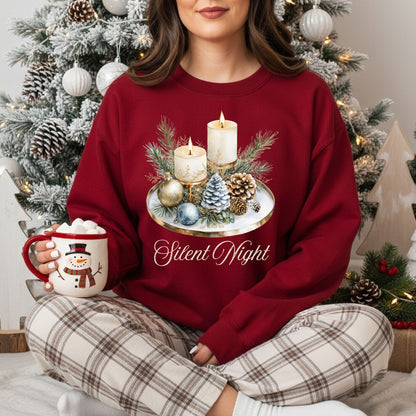 Silent Night Advent Arrangement Sweatshirt