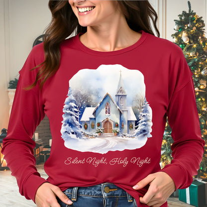 Silent Night Long Sleeve Tee