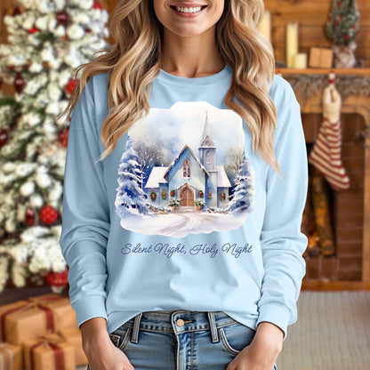 Silent Night Long Sleeve Tee