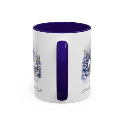 Silent Night Snowy Chapel Mug (11/15oz)