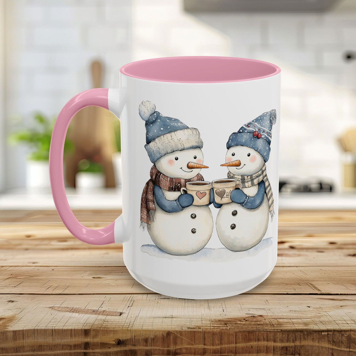 Snow Couple in Love Mug (11/15oz)