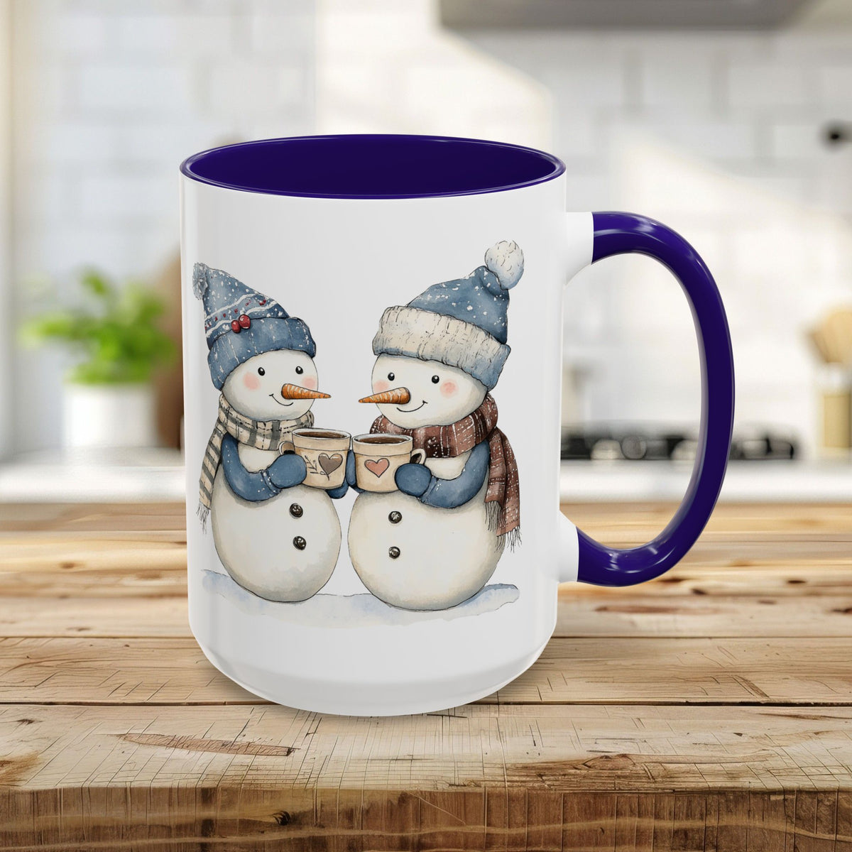 Snow Couple in Love Mug (11/15oz)
