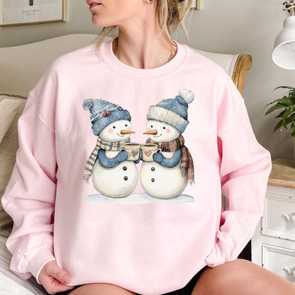 Snow Couple in Love Sweatshirt